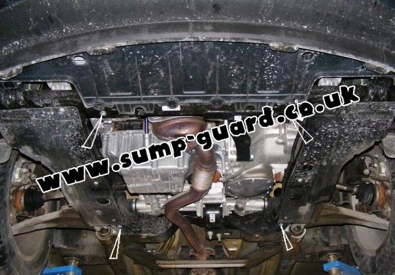 Steel sump guard for Vauxhall Meriva B 
