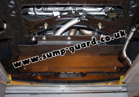 Steel sump guard for Peugeot 607