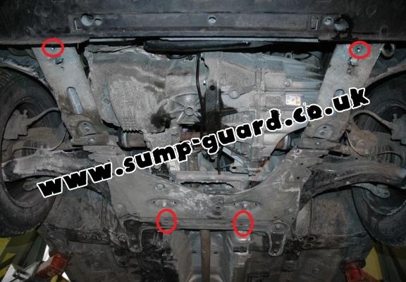 Steel sump guard for Renault Megane 2