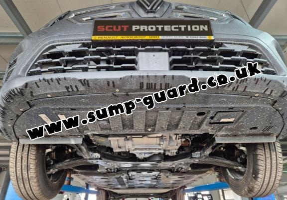 Steel sump guard for Nissan Townstar