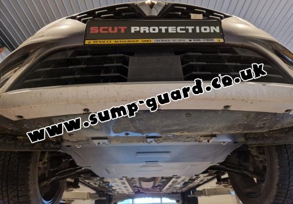 Steel sump guard for the protection of the engine and the gearbox for Mitsubishi ASX