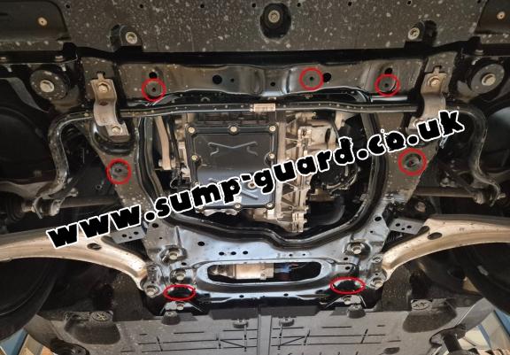 Steel sump guard for Renault Megane E-Tech