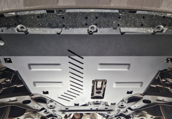 Steel sump guard for Ssangyong Torres