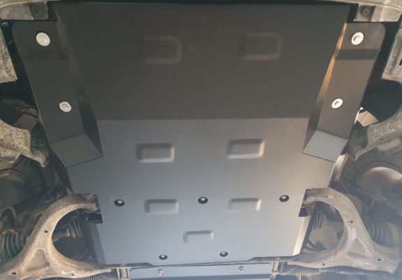 Steel sump guard for SsangYong Rexton