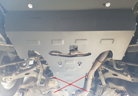 Steel sump guard for Subaru Forester 4