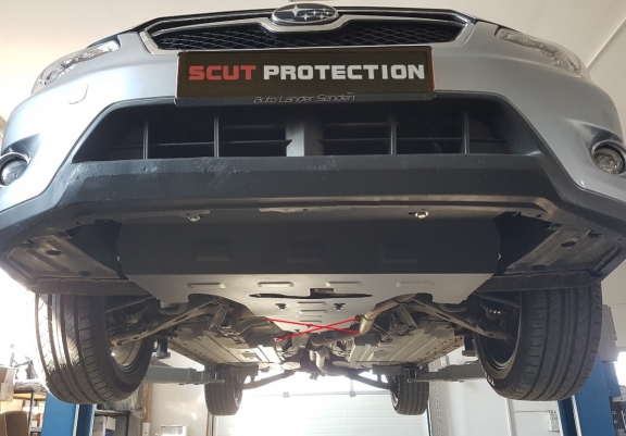Steel sump guard for Subaru Forester 4