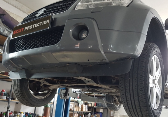 Steel sump guard for Suzuki Grand Vitara 2