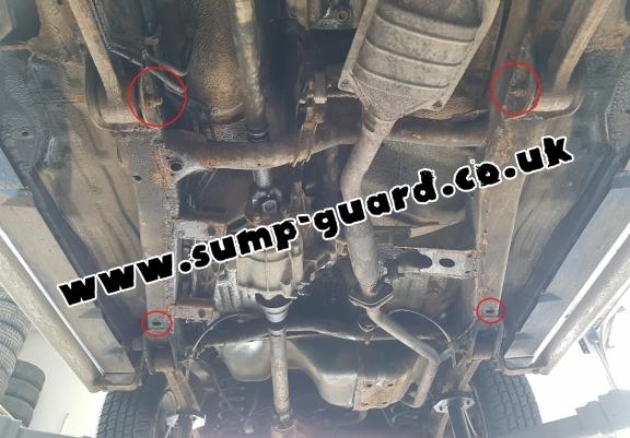 Steel transfer case guard for Suzuki Jimny