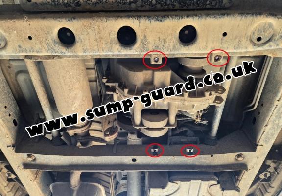 Steel  transfer case guard Hyundai Terracan