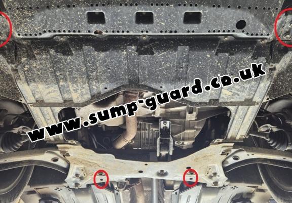 Aluminum sump guard for Suzuki Vitara