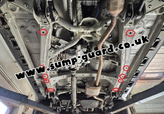 Steel transfer case guard for Suzuki Jimny - 5-door model