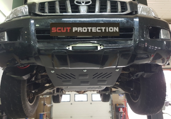 Steel sump guard for Toyota Fj Cruiser