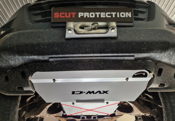 Steel radiator guard for Isuzu D-Max