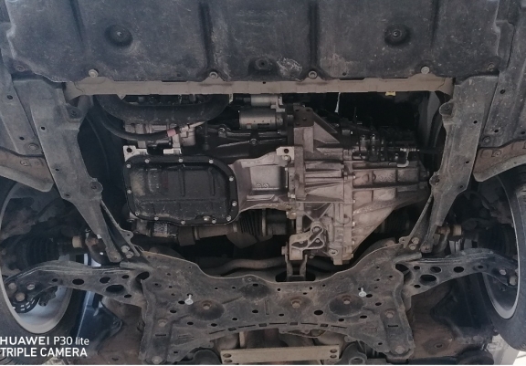 Aluminum sump guard for Toyota Prius