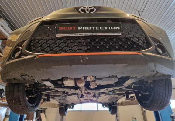 Steel sump guard for Toyota Aygo X