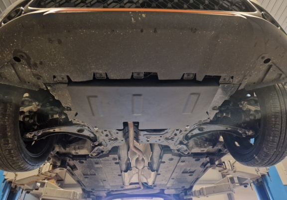 Steel sump guard for Toyota Aygo X