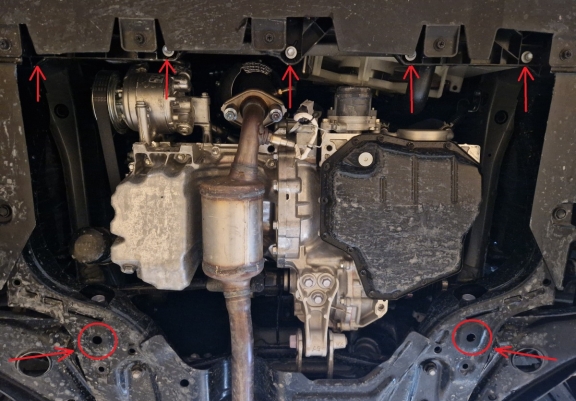 Steel sump guard for Toyota Aygo X