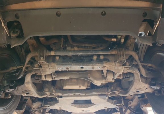 Steel radiator guard for Nissan Navara NP300 - D23