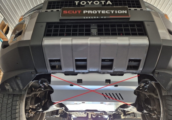 Aluminum sump guard for Toyota Land Cruiser 250