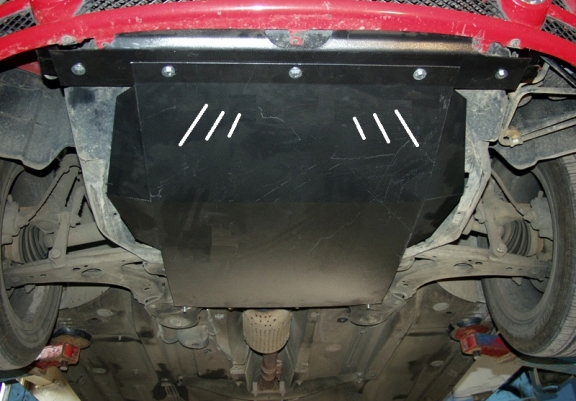 Steel sump guard for Volkswagen New Beetle