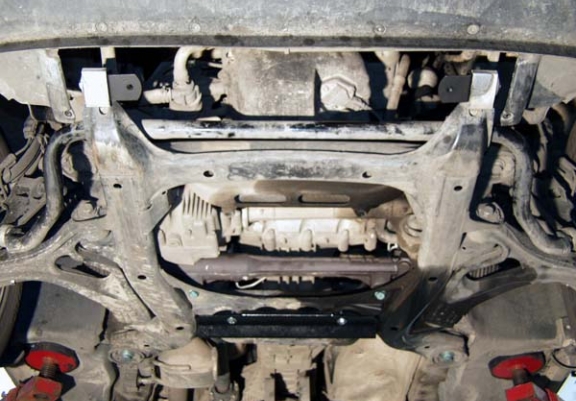 Steel sump guard for Volkswagen Touareg 7L