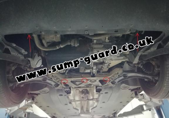 Aluminum sump guard for Seat Ateca