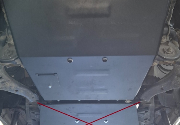 Steel sump guard for Volkswagen Amarok