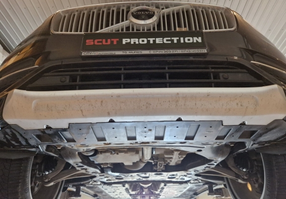 Steel sump guard for Volvo XC90