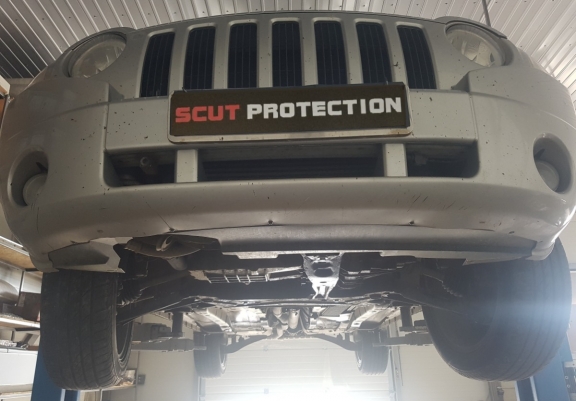 Steel sump guard for Jeep Compass