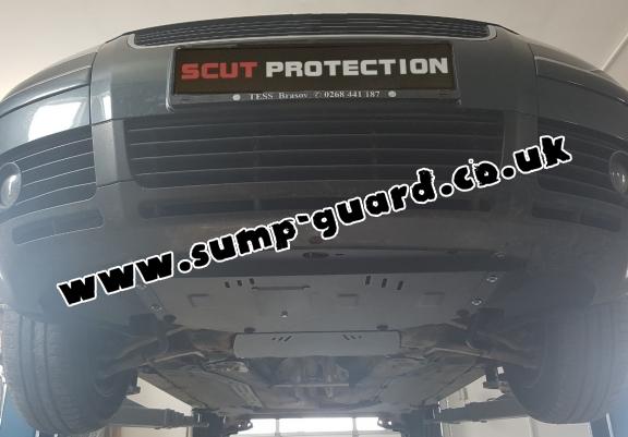 Steel sump guard for Audi A4  B6