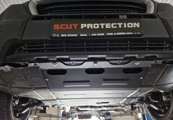 Steel sump guard for Citroen Jumper