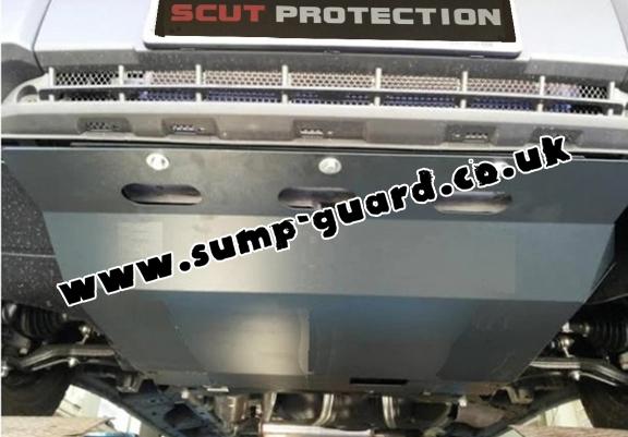 Steel sump guard for Peugeot Boxer