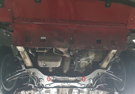 Steel sump guard for Citroen Berlingo