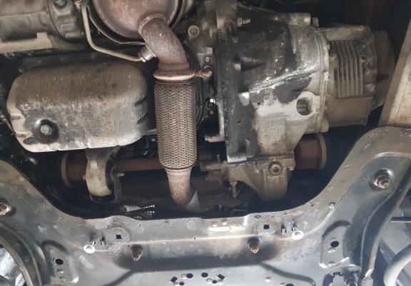 Steel sump guard for Citroen Berlingo