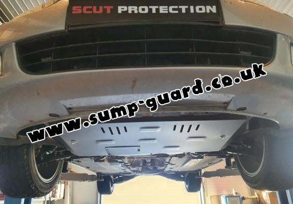 Aluminum sump guard for Vw Golf Plus