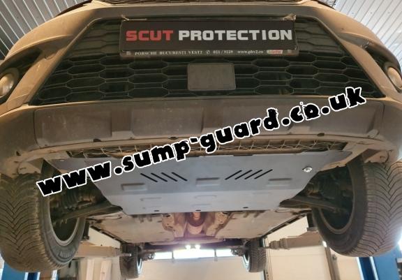 Steel sump guard for VW Taigo