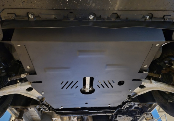 Steel sump guard for Renault Master