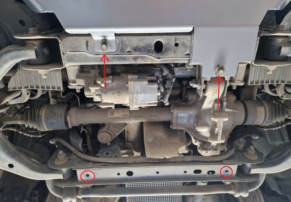 Aluminum gearbox guard for Ford Ranger Raptor