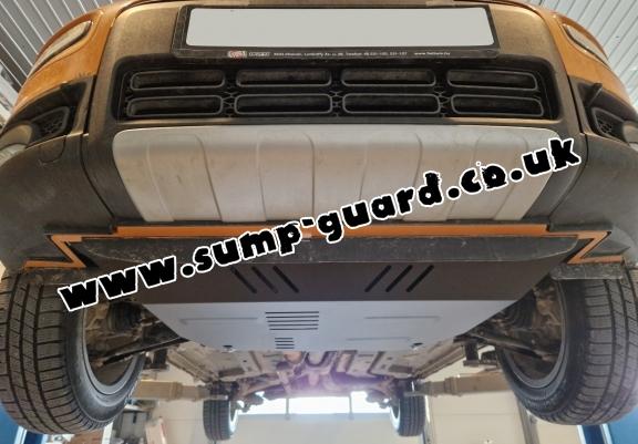 Steel sump guard for Fiat Panda 4x2