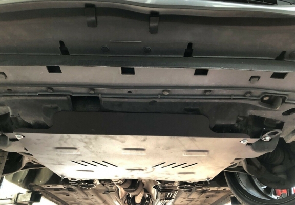 Steel sump guard for the protection of the engine and the gearbox for Honda Accord