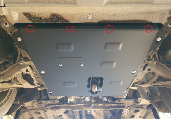 Steel sump guard for Dacia Duster - promotional package