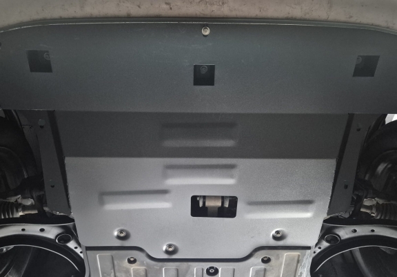 Steel sump guard for Hyundai Inster