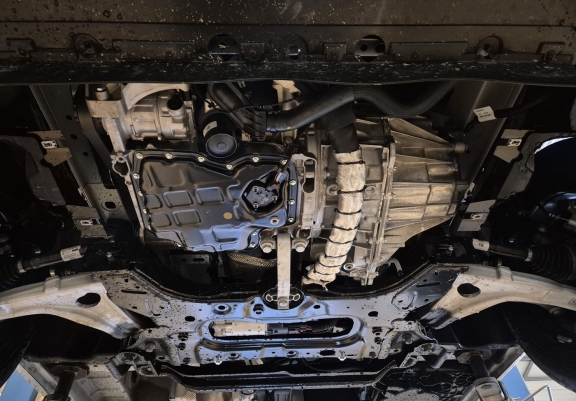 Aluminium  sump guard for Renault Master