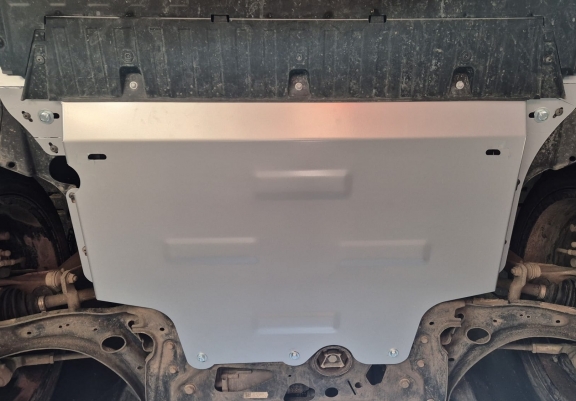 Aluminum sump guard for Skoda Kodiaq