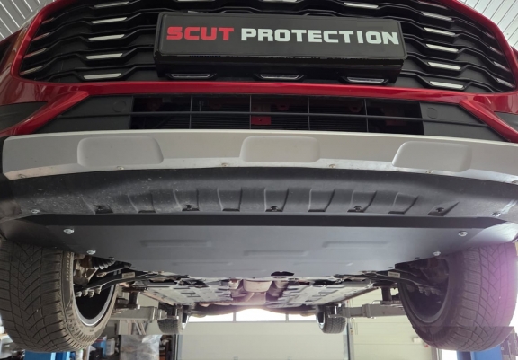 Steel sump guard for MG ZS