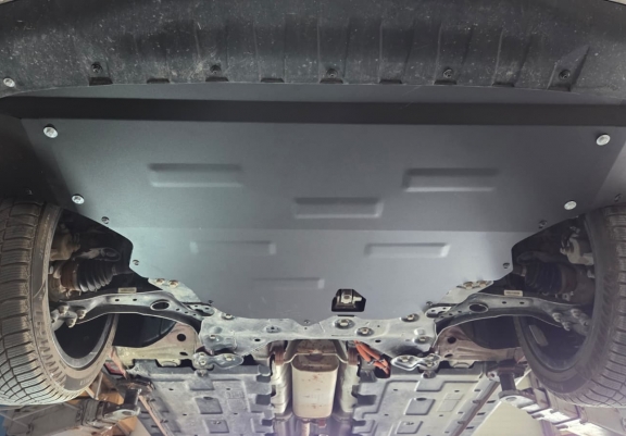 Steel sump guard for MG ZS