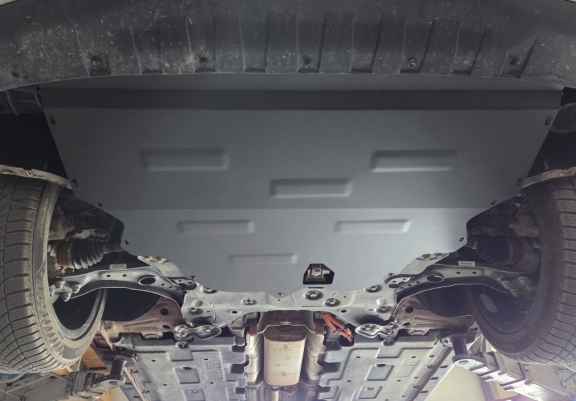 Steel sump guard for MG ZS