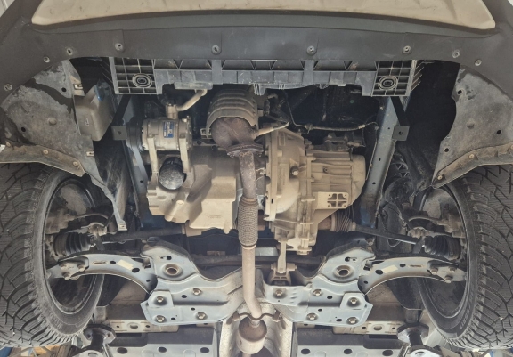 Steel sump guard for MG ZS