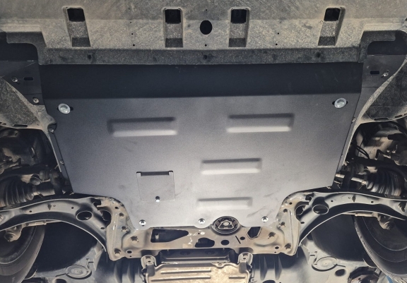 Steel sump guard for VW Tiguan