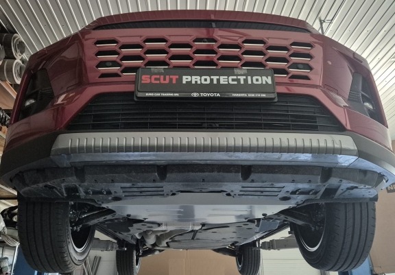 Steel sump guard for Suzuki Across